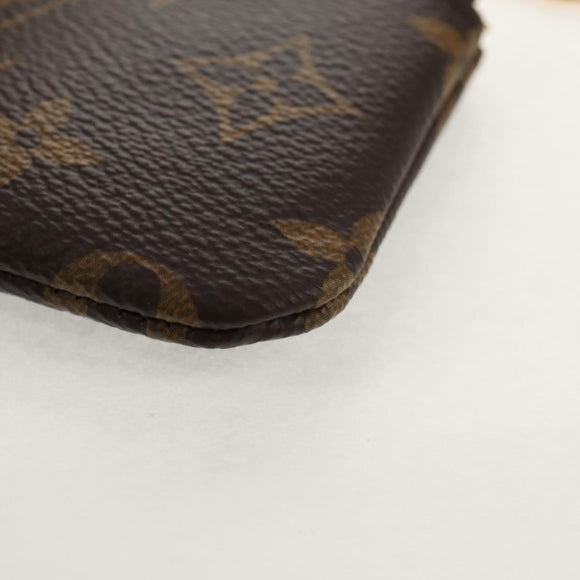 LOUIS VUITTON Monogram Pochette Cles Coin Purse M60033 LV Auth yk19849V