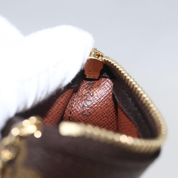 LOUIS VUITTON Monogram Pochette Cles Coin Purse M60033 LV Auth yk19849V