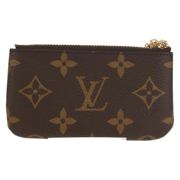 LOUIS VUITTON Monogram Pochette Cles Coin Purse M60033 LV Auth yk19849V