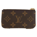 LOUIS VUITTON Monogram Pochette Cles Coin Purse M60033 LV Auth yk19849A-2