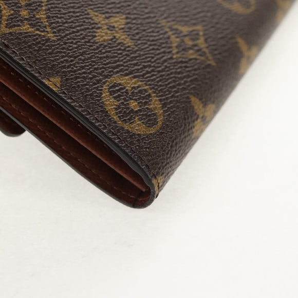 LOUIS VUITTON Pochette Porte Monnaie Credit Long Wallet M61726 LV Auth yk19850V