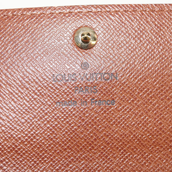 LOUIS VUITTON Pochette Porte Monnaie Credit Long Wallet M61726 LV Auth yk19850V