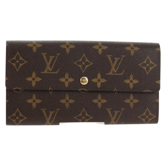 LOUIS VUITTON Pochette Porte Monnaie Credit Long Wallet M61726 LV Auth yk19850V