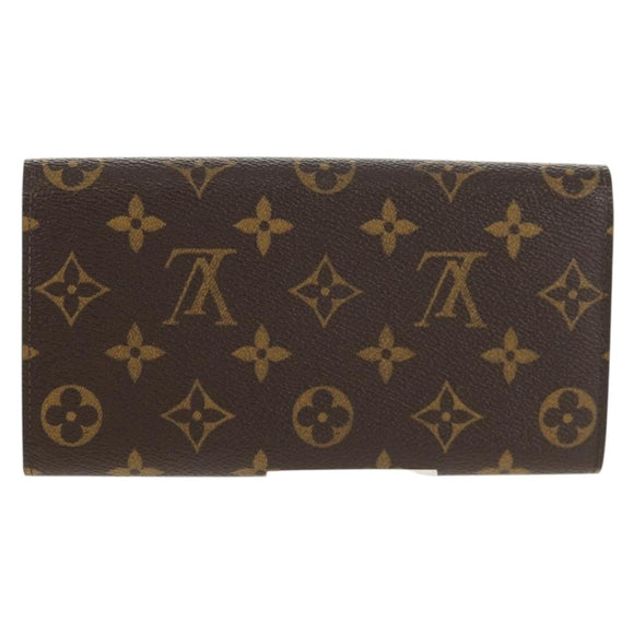 LOUIS VUITTON Pochette Porte Monnaie Credit Long Wallet M61726 LV Auth yk19850V