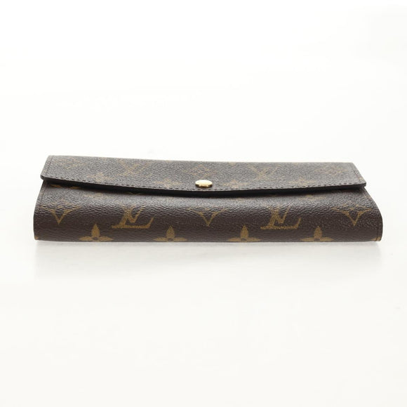 LOUIS VUITTON Pochette Porte Monnaie Credit Long Wallet M61726 LV Auth yk19850V