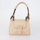 CELINE Salvatore Ferragamo Chloe Bag Leather 3 Set Beige Brown Auth yk19853-2