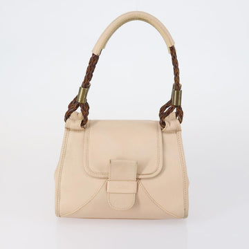 CELINE Salvatore Ferragamo Chloe Bag Leather 3 Set Beige Brown Auth yk19853 - 0