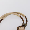 CELINE Salvatore Ferragamo Chloe Bag Leather 3 Set Beige Brown Auth yk19853-6