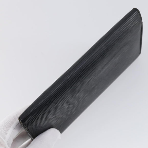 LOUIS VUITTON Monogram Epi Vernis Wallet 5 Set Black Amarante LV Auth yk19854