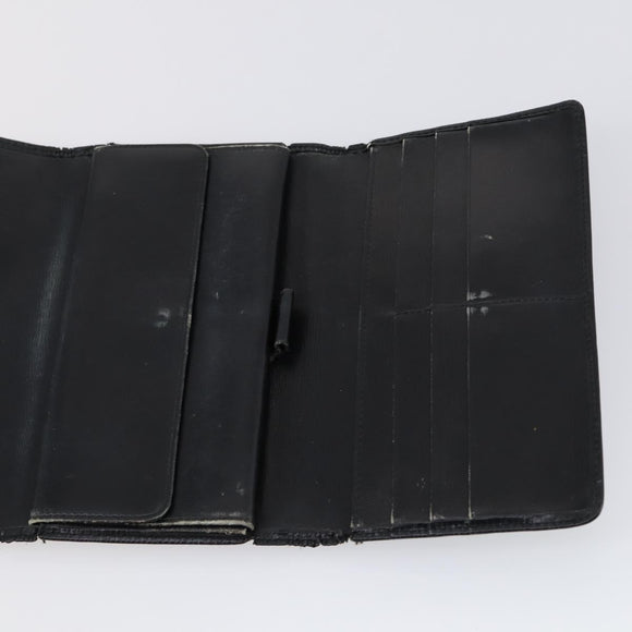 LOUIS VUITTON Monogram Epi Vernis Wallet 5 Set Black Amarante LV Auth yk19854