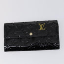 LOUIS VUITTON Monogram Epi Vernis Wallet 5 Set Black Amarante LV Auth yk19854-15