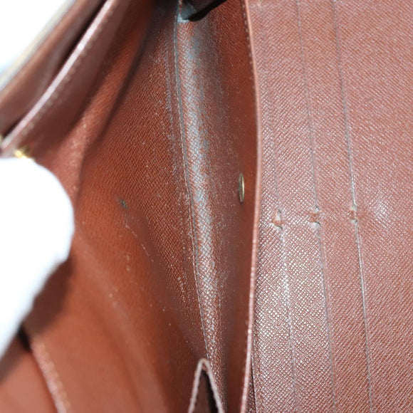 LOUIS VUITTON Monogram Epi Vernis Wallet 5 Set Black Amarante LV Auth yk19854