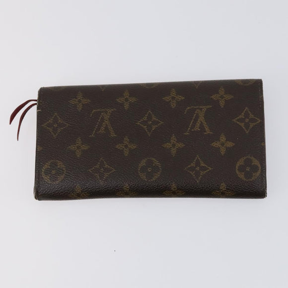 LOUIS VUITTON Monogram Epi Vernis Wallet 5 Set Black Amarante LV Auth yk19854