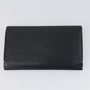 LOUIS VUITTON Monogram Epi Vernis Wallet 5 Set Black Amarante LV Auth yk19854-9