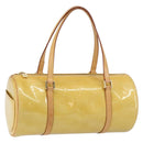 LOUIS VUITTON Monogram Vernis Bedford Hand Bag Beige M91006 LV Auth yk19856-1