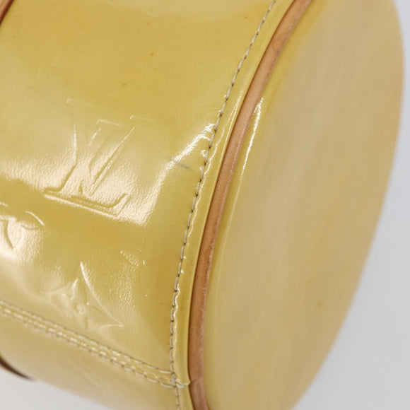 LOUIS VUITTON Monogram Vernis Bedford Hand Bag Beige M91006 LV Auth yk19856