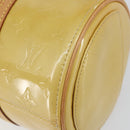 LOUIS VUITTON Monogram Vernis Bedford Hand Bag Beige M91006 LV Auth yk19856-15