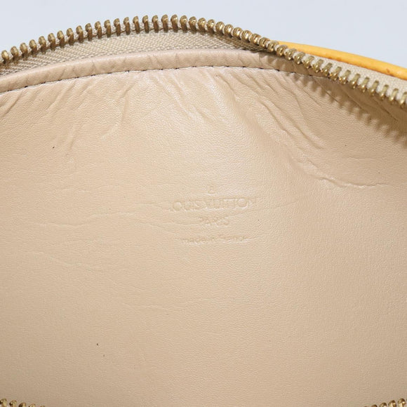 LOUIS VUITTON Monogram Vernis Bedford Hand Bag Beige M91006 LV Auth yk19856