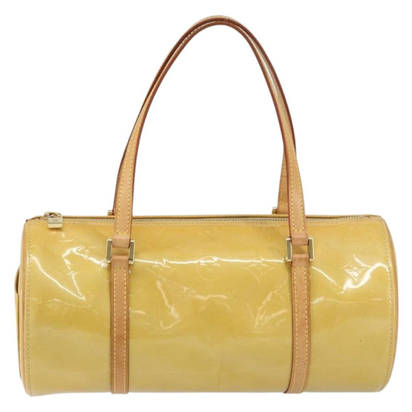LOUIS VUITTON Monogram Vernis Bedford Hand Bag Beige M91006 LV Auth yk19856