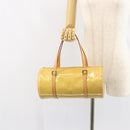LOUIS VUITTON Monogram Vernis Bedford Hand Bag Beige M91006 LV Auth yk19856-20