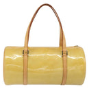 LOUIS VUITTON Monogram Vernis Bedford Hand Bag Beige M91006 LV Auth yk19856-2
