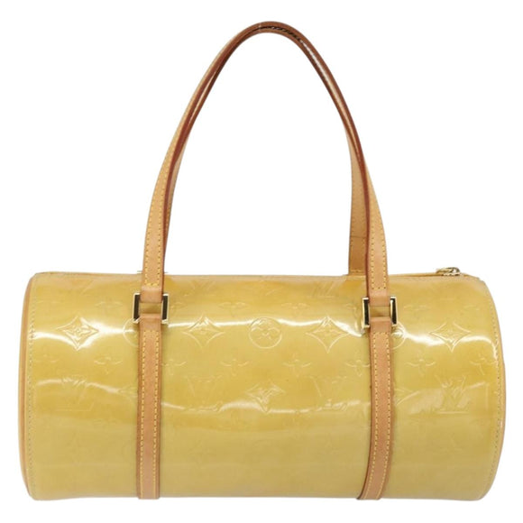LOUIS VUITTON Monogram Vernis Bedford Hand Bag Beige M91006 LV Auth yk19856