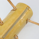 LOUIS VUITTON Monogram Vernis Bedford Hand Bag Beige M91006 LV Auth yk19856-6