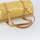 LOUIS VUITTON Monogram Vernis Bedford Hand Bag Beige M91006 LV Auth yk19856-7