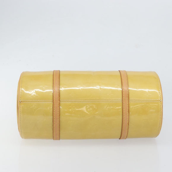 LOUIS VUITTON Monogram Vernis Bedford Hand Bag Beige M91006 LV Auth yk19856