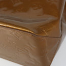 LOUIS VUITTON Monogram Vernis Reade PM Hand Bag Bronze M91146 LV Auth yk19861-9