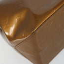 LOUIS VUITTON Monogram Vernis Reade PM Hand Bag Bronze M91146 LV Auth yk19861-14