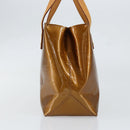 LOUIS VUITTON Monogram Vernis Reade PM Hand Bag Bronze M91146 LV Auth yk19861-3