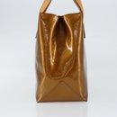 LOUIS VUITTON Monogram Vernis Reade PM Hand Bag Bronze M91146 LV Auth yk19861-4