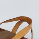 LOUIS VUITTON Monogram Vernis Reade PM Hand Bag Bronze M91146 LV Auth yk19861-8