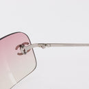 CHANEL Sunglasses metal Pink CC Auth yk19862-12