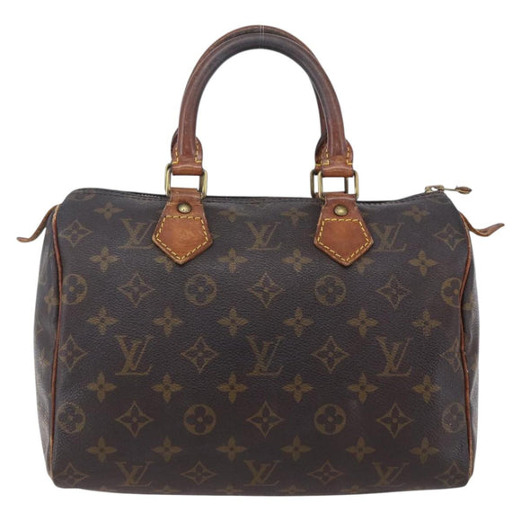 LOUIS VUITTON Monogram Speedy 25 Hand Bag M41528 LV Auth yk19867