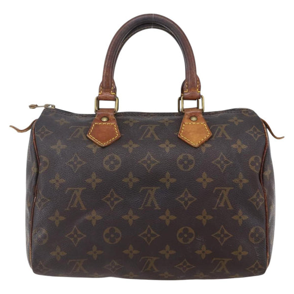 LOUIS VUITTON Monogram Speedy 25 Hand Bag M41528 LV Auth yk19867