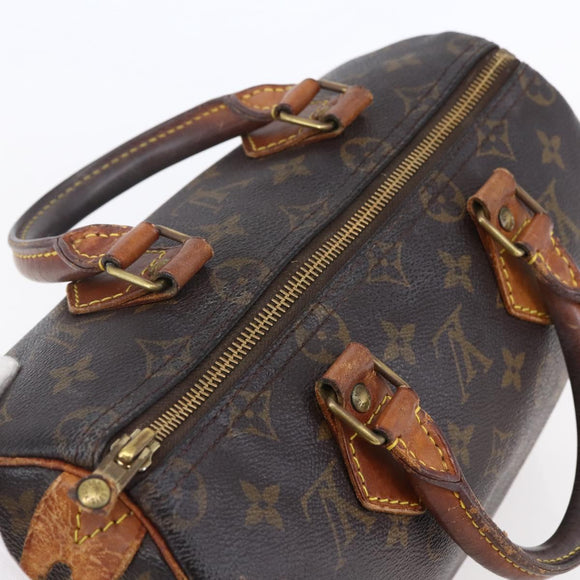 LOUIS VUITTON Monogram Speedy 25 Hand Bag M41528 LV Auth yk19867