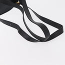 GUCCI Bamboo Backpack Suede Black Gold 003 1705 0030 Auth yk19868-10