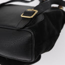 GUCCI Bamboo Backpack Suede Black Gold 003 1705 0030 Auth yk19868-19