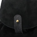 GUCCI Bamboo Backpack Suede Black Gold 003 1705 0030 Auth yk19868-21