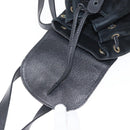 GUCCI Bamboo Backpack Suede Black Gold 003 1705 0030 Auth yk19868-22