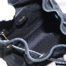 GUCCI Bamboo Backpack Suede Black Gold 003 1705 0030 Auth yk19868-11