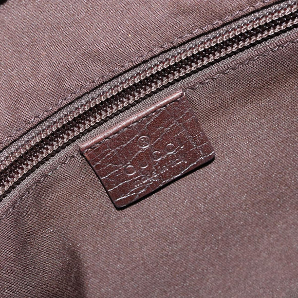 GUCCI GG Supreme Shoulder Bag PVC Beige Silver 114291 Auth yk19871