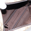 GUCCI GG Supreme Shoulder Bag PVC Beige Silver 114291 Auth yk19871-17