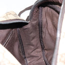 GUCCI GG Supreme Shoulder Bag PVC Beige Silver 114291 Auth yk19871-18