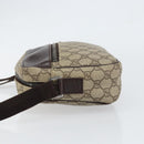 GUCCI GG Supreme Shoulder Bag PVC Beige Silver 114291 Auth yk19871-5