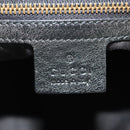 GUCCI Horsebit GG Canvas Shoulder Bag Black Gold 211966 Auth yk19873V-20