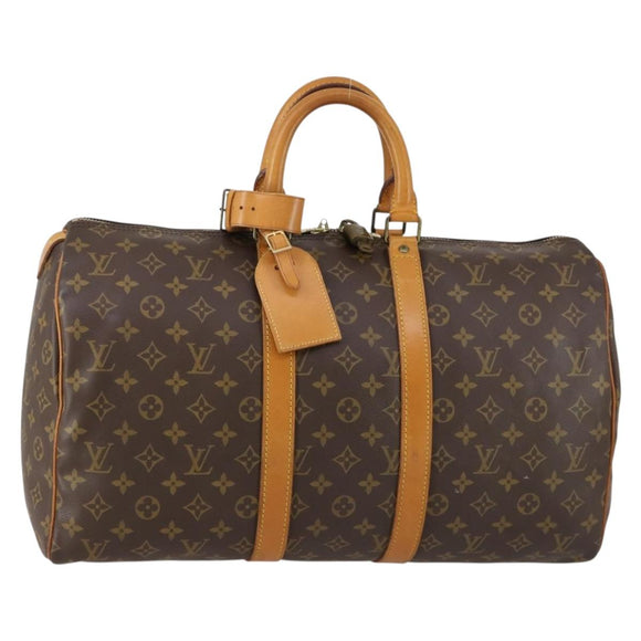 LOUIS VUITTON Monogram Keepall 45 Boston Bag M41428 LV Auth yk19874V