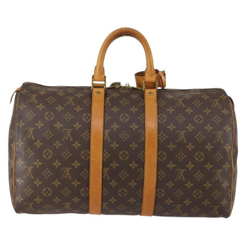 LOUIS VUITTON Monogram Keepall 45 Boston Bag M41428 LV Auth yk19874V - 0
